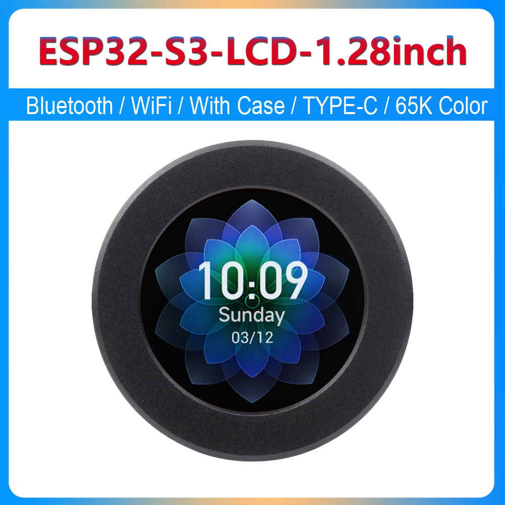 Doit Esp32 - Waveshare ESP32-S3 1.28inch Round LCD Development