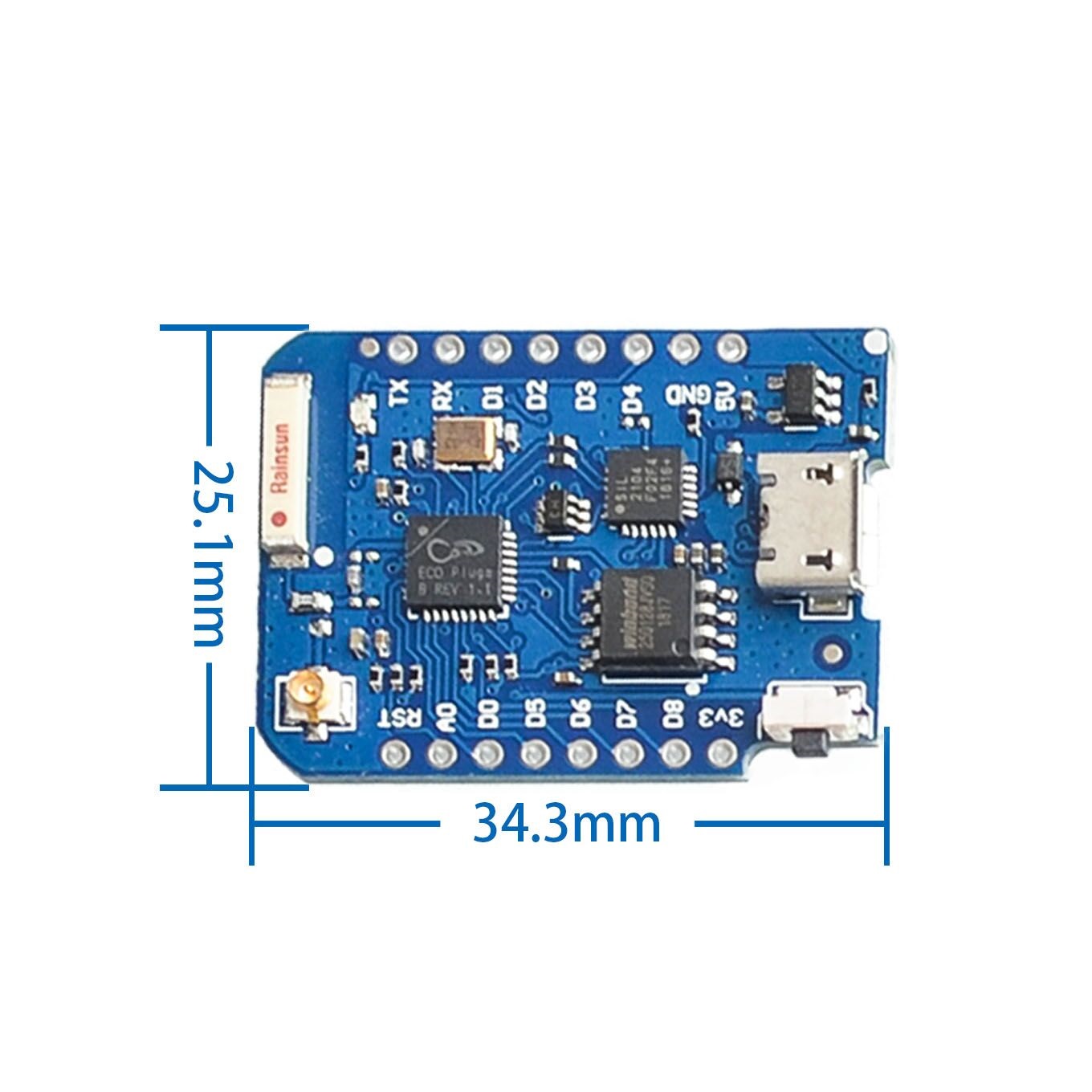 WEMOS D1 Mini Pro 4M 16M Bytes - Wemos D1 Mini 评论和价格