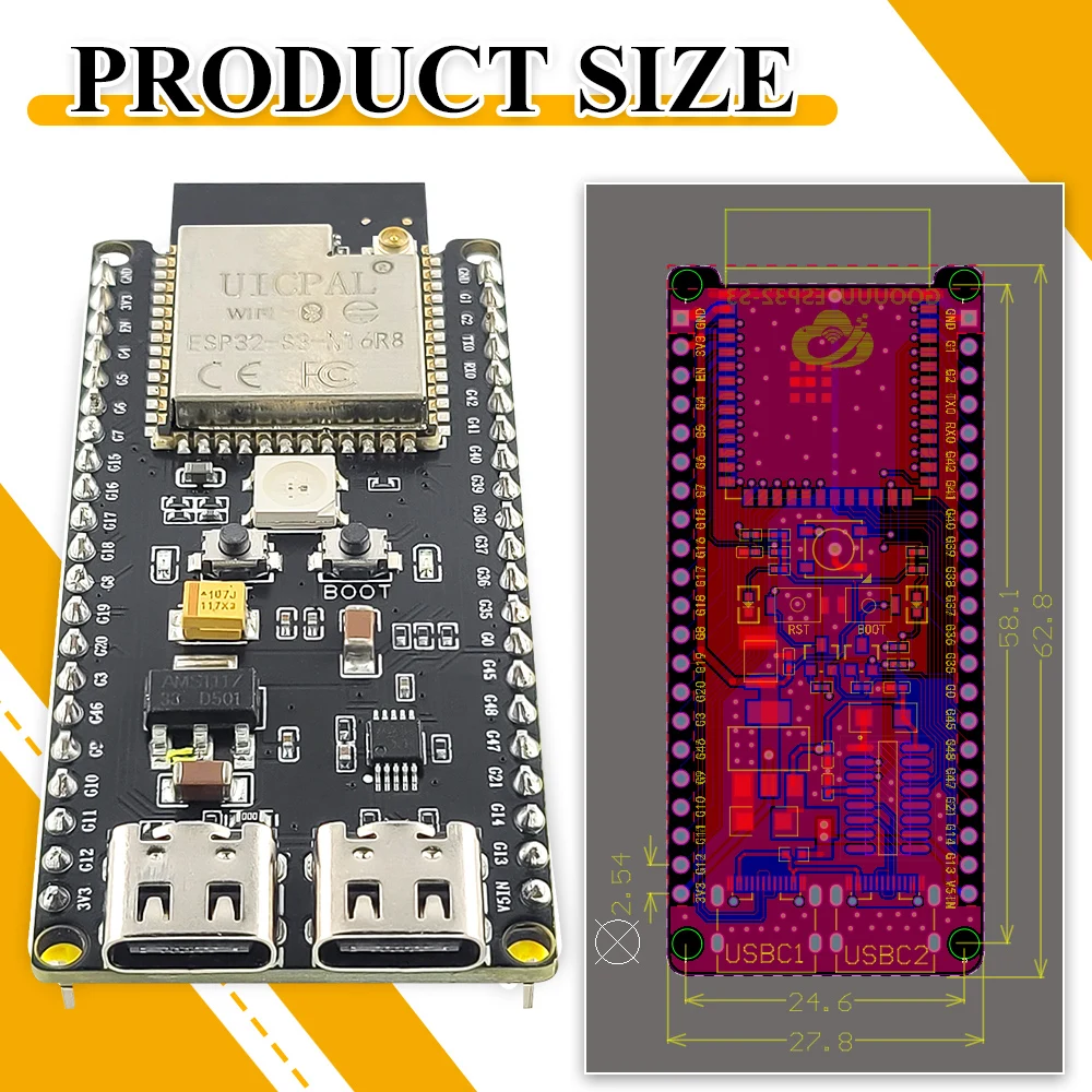 ESP32-S3-DevKitC-1 Development - Esp32 S3 Devkitc 1 评论和价格