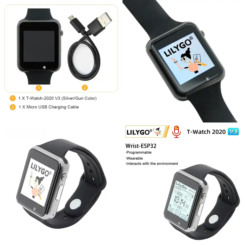 LILYGO TTGO T-Watch 2020 V3 47 - Ttgo T Watch 评论和价格