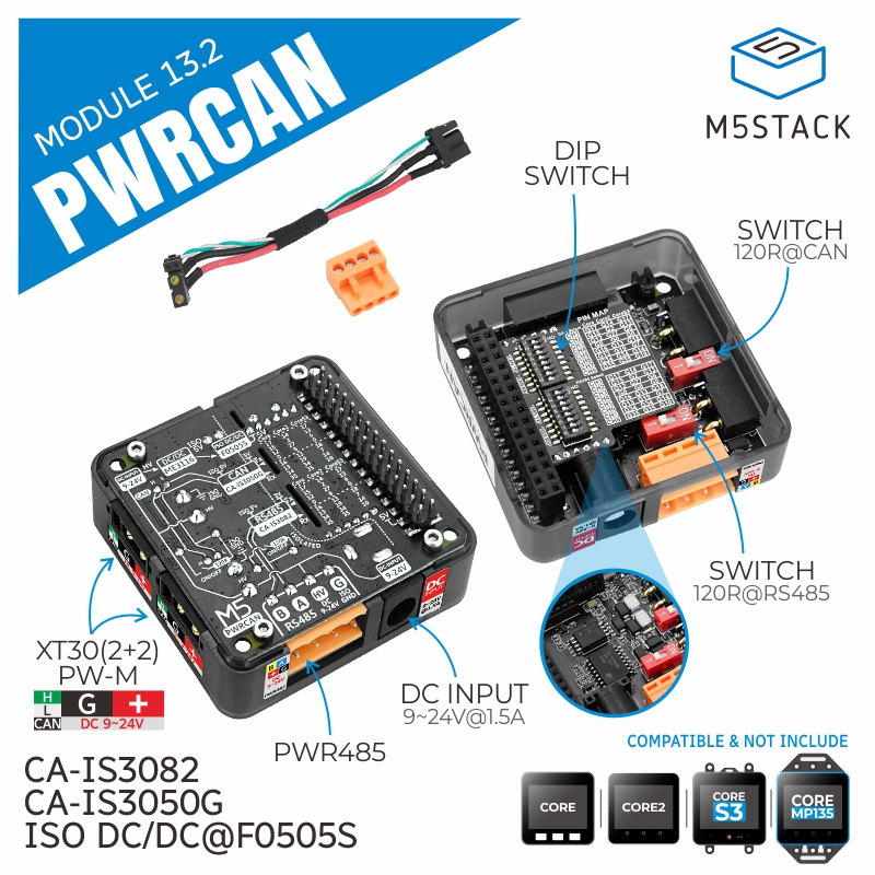 M5Stack Official PWRCAN 13.2 M - M5Stack 评论和价格