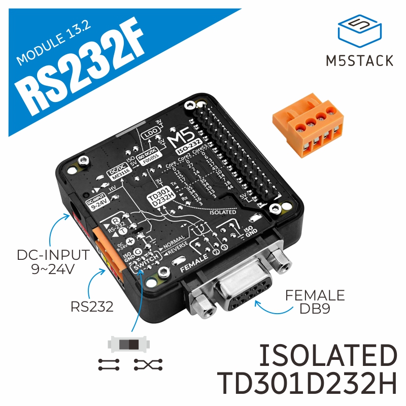 M5Stack Official RS232 Module  - M5Stack 评论和价格
