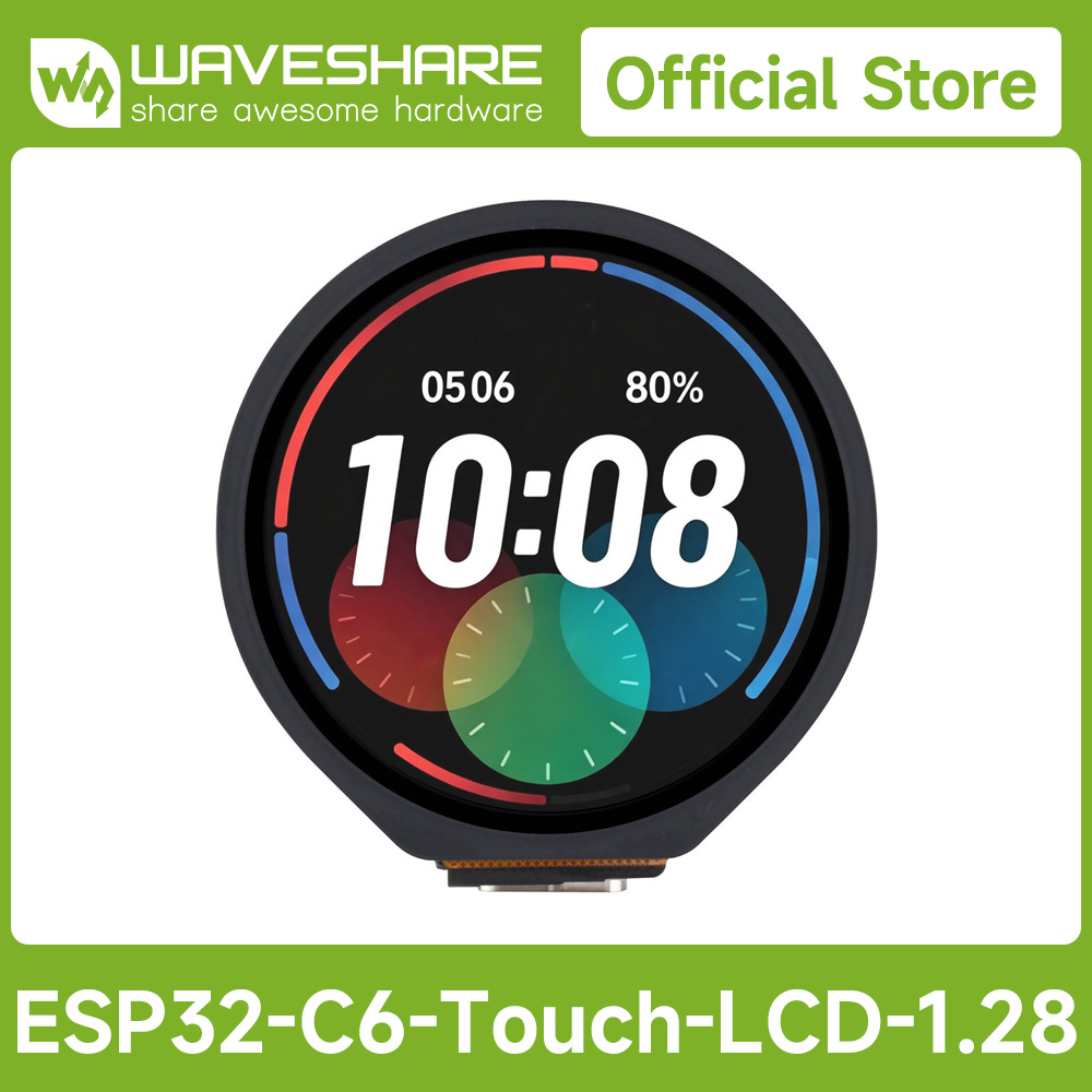 ESP32-C6 1.28inch Touch LCD Di - Waveshare Esp32 评论和价格