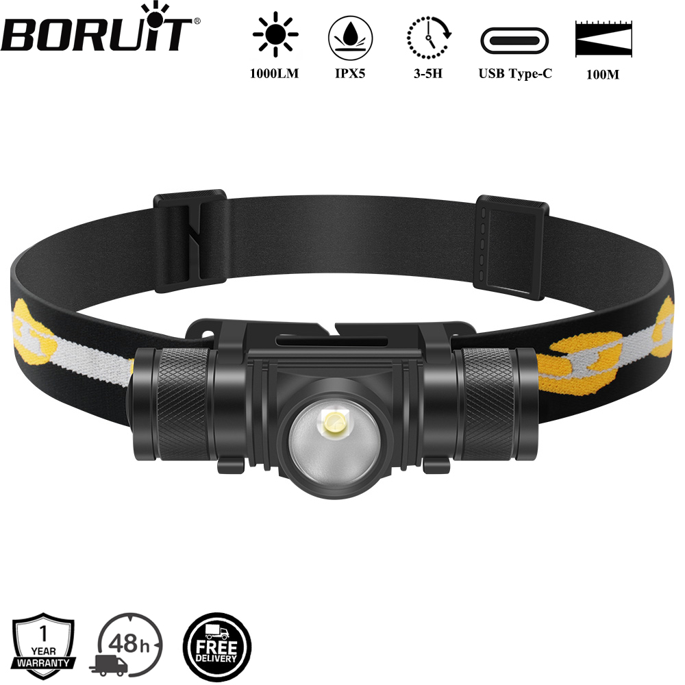 BORUiT D10 1000LM LED Headlamp - Lolin D32 评论和价格