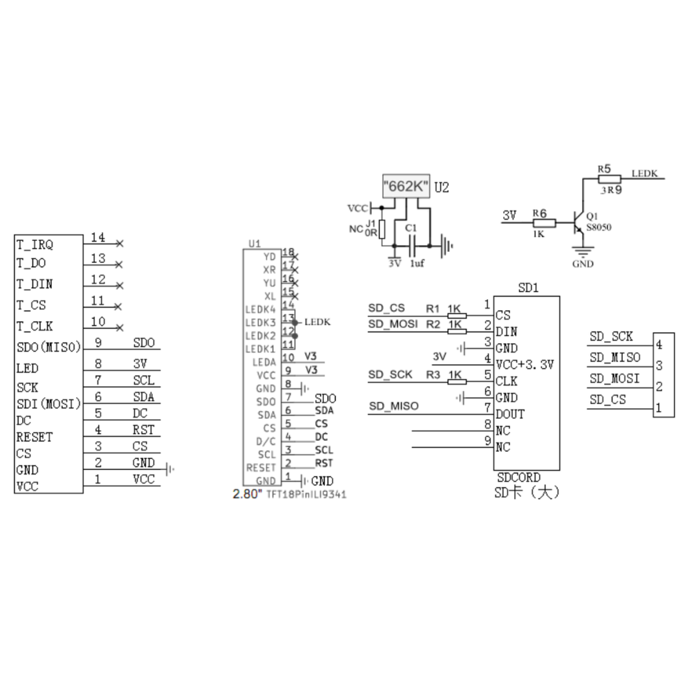 2.8 Inch TFT LCD Display Modul - Devkitc 评论和价格
