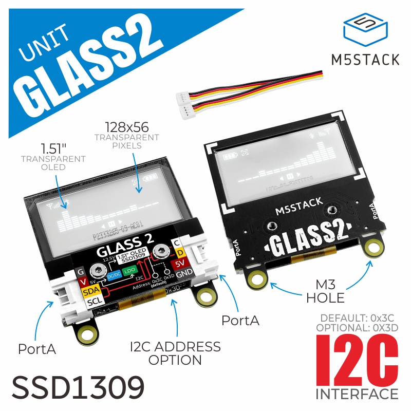 M5Stack Official Glass2 Unit w - M5Stack Core2 评论和价格