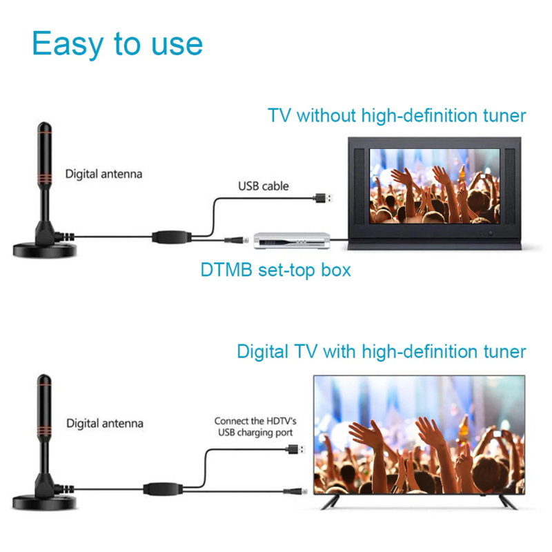 Portable HD TV Antenna Digital - Devkitc 评论和价格